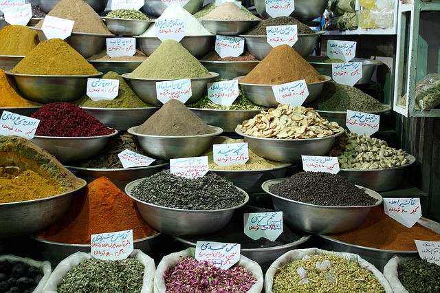 Iran : marché aux épices